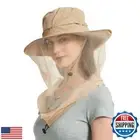 Head Net Hat - Safari Hat Sun Hat Bucket Hat Fishing Hat with Netting Net Mes