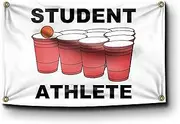 Banger - Student Athlete Beer Cup Pong Flag Banner 3x5 Feet