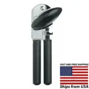 OXO Good Grips Soft Handled Non-Slip Can Opener, Black/Silver - Stainless Steel