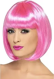 Smiffys Partyrama Wig with Rainbow Fringe