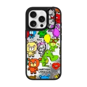 iPhone 16 Pro Mirror Ring Stand Case MagSafe Compatible Cartoons