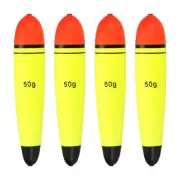 1.8oz Fishing Slip Bobbers, 4 Pack EVA Fishing Float, Yellow