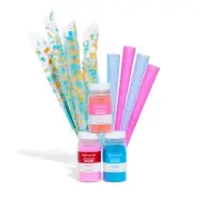 FSCC8 Cotton Candy Kit Pink Vanilla, Blue Raspberry, Strawberry Flossing Sugars,