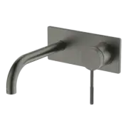 20% OFF Gareth Ashton Poco Knurled Wall Basin/Bath Set 220mm GUN METAL