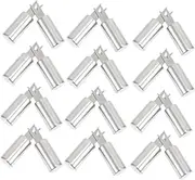Cabilock 20Pcs Stainless Steel Corn Holders Multi Function Corn Forks for BBQ Camping Home Cooking Portable Skewers for Easy Eating Reusable Corn Skewers for Corn The Cob