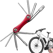 Cycling Tools, Portable Mountain Biking Tool, Multi Function Repair Gadget with Hex Wrench Handy Cycling Accessories for Cyclists & Hiking
