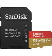 SanDisk 128GB Extreme microSDXC UHS-I Memory Card with Adapter - Up to 160MB/s