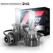 D2S D2R LED Headlight Bulbs Replace HID Xenon Super White Conversion Kit (for: BMW)