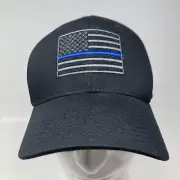 Thin Blue Line Tactical Cap US Flag TBL Support the Police Ball Hat Adjustable