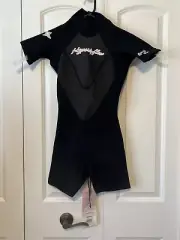 NWT Hyperflex Access Wetsuit Womens Size 4 Shortie 2.5 mm Neoprene /Black Gray
