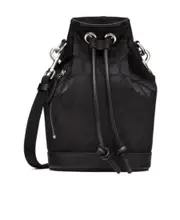 Valentino Iconographe Drawstring Mini Bucket Bag One size black