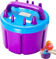 Electric Balloon Pump with 4 Nozzles, Automatic Modeling Balloon Inflator, for Balloon Decoration,Balloon Arch, Balloon Column Stand, Party