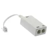 ADSL ADSL2 + DSL Modem Telephone Phone Fax In-Line Splitter Filter Network RJ11