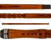 Stealth STH440 Brown Sugar Ashwood Dooley Handle Pool/Billiards Cue Stick - 3pc
