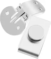 [Yardenfun] 1 Set Magnetic Tie Clip Clothes Hooks Interior Armrests Supply Screws Korean Hairpins Training Equipment Handle Versatile Hairpins Accessories Notepad Bolts Silver Stainless Steel