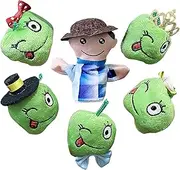 Finger Puppets Set, Farm Fruits Hand Puppets, 3.15in Interactive Preschool Toys, Educational Theater Props, Early Learning Activity for Storytelling, Playtime Fun