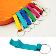 1/5/10Pcs Beverages Beer Soda Bottle Opener Keyring Can Jar Cap Lifter Aluminum