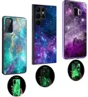 For Samsung Galaxy S9/S20 FE/S21/S22/S23/Ultra/Plus Hybrid Glowing Case Cover