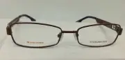 Hugo Boss Orange Bo 0005 SMQ Matte Brown Metal Eyeglasses Frame 52-17-135 New Rx