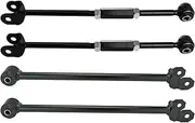 TRQ Rear Control Arm Set Compatible with 04-12 Toyota