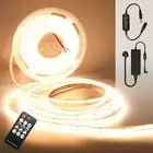 10m/roll COB LED Strip Light Uniform Glow High Density Tape Light Dimmable Kit
