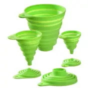 3 Sizes of Silicone Collapsible Funnel Set for Filling Bottles,Yenghome Small...