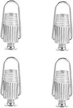 Clothesline Tightener Set 4pcs Metal Laundry Line Tensioner Aluminum Spring Ball Bearing Fixing Pulley Systems Standard Clotheslines
