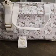 POTTERY BARN TEEN HELLO KITTY JET-SET DUFFLE BAG ~ GLAM GOLD