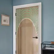 Green Crystal Beaded String Curtain Arched Beads Room Divider Hanging Partition