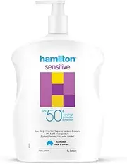 Hamilton Sensitive SPF50+ Sunscreen Lotion 1 Litre