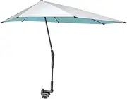 G4Free UPF 50+ Adjustable Chair Umbrella XL with Universal Clamp UV Protection Sun Shade Umbrella for Beach Chair, Stroller, Wheelchair, Golf Cart, Bleacher, Patio