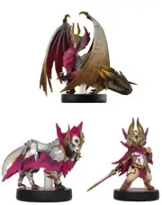 Sunbreak Amiibo 3 Types Set Malzeno Palamute Palico Felyne Monster Hunter Rise
