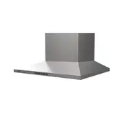 Beko 60cm Steel Slim Pyramid Canopy Rangehood - Stainless Steel