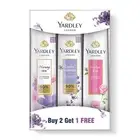 Yardley London Refreshing Deo Body Spray 150ml Each (Pack of 3)