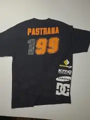 Vintage 2011 Travis Pastrana 199/99 DC SHOES/BOOST MOBILE Nascar T-shirt NEW