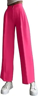 Dress Pants for Women High Waist Suit Pants Summer Straight Leg Lightweight Loose Casual Work Trousers 2025 Trendy