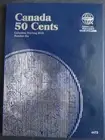 Whitman Canada 50 Cents #6 Coin Folder Starting 2014 Album Book 4473