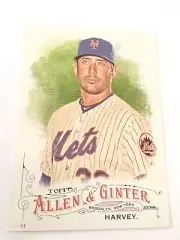2016 Topps Allen & Ginter Jumbo 5x7 Matt Harvey Mets 276 #’d 09/49