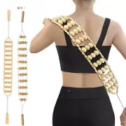 Back Massager Roller Rope Wood Therapy Tools Anti-cellulite Muscle Pain Relief