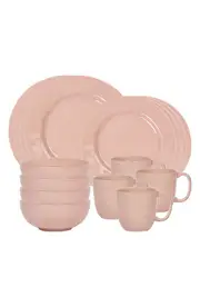 Juliska Puro 16-Piece Dinnerware Set in Blush at Nordstrom One Size