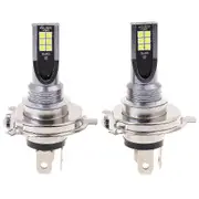 2x H4 200w 12000lm Led Car Fog Light Hi / Lo Beam Globe Bulbs