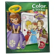 Crayola Color and Sticker Coloring Book Princess Sofia First Disney Activity