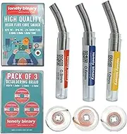 Solder and Desoldering Pack Complete Soldering Kit with 3 Solder Tube Sizes and 3 Desoldering Braid for Arduino ESP32 Raspberry PI Electronic Repair and DIY Projects