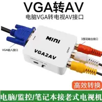 在飛比找蝦皮購物優惠-高清 無延遲 AV轉VGA  VGA轉AV轉換器 頻道轉顯示