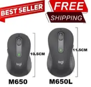 Logitech M650 / M650L Wireless Bluetooth Mouse Silent Office Laptop Mice Black