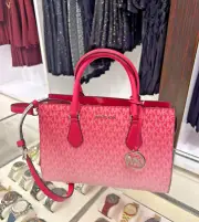 Michael Kors Medium Messenger Crossbody Bag Purse Handbag MK Satchel Dragonfruit