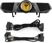 ZFGVGNMTYA Car Auto Style Dashboard Instrument Panel Upper Cover Chronometer Compatible with Porsche Compatible with MACAN 2014 2015 2016 2017 2018 2019 2020 Dashboards and Instrument Panels(Yellow)