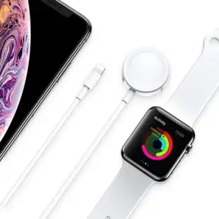 apple iwatch蘋果手錶二合一雙用充電線