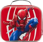 Marvel Spider-Man EVA Insulated Kids Lunch Handle, Official Merchandise by Polar Gear – 600D Polyester Cooler, Reusable Food & Drink Thermal Cool Bag for School Nursery Snacks Picnic-Blue/Red