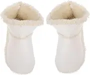 [DEARMAMY] Shoe Liner Snow Boots Liners Slippers Socks Fuzzy Hole Shoe Inserts Insoles Men Shoes Inserts Boys Warm Liner Insoles Holder Inserts Spur Fleece Cotton